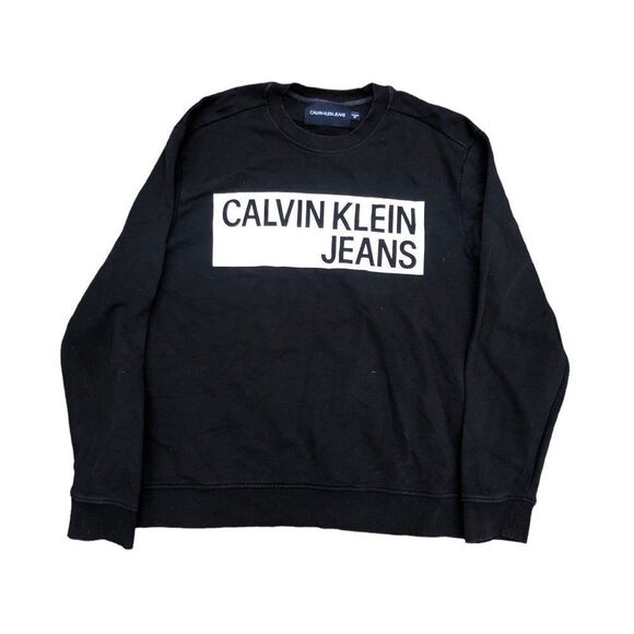 RARE Calvin Klein Jeans Sweater XXL Black - Picture 4 of 4